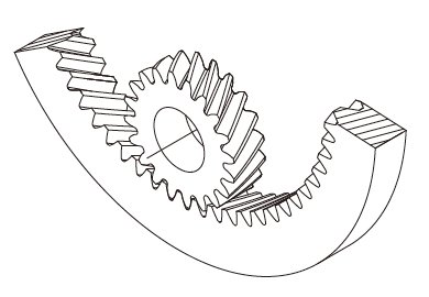 图1.5 斜齿内齿轮