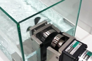 magnetic power transmission through barrier